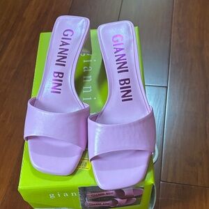 Gianni Bini Light Pink Women's Mules